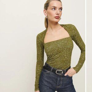 Reformation Laurel Knit Top in Esperanza